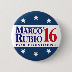 Marco Rubio For President 2 Inch Round Button