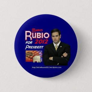 Marco Rubio For president 2 Inch Round Button