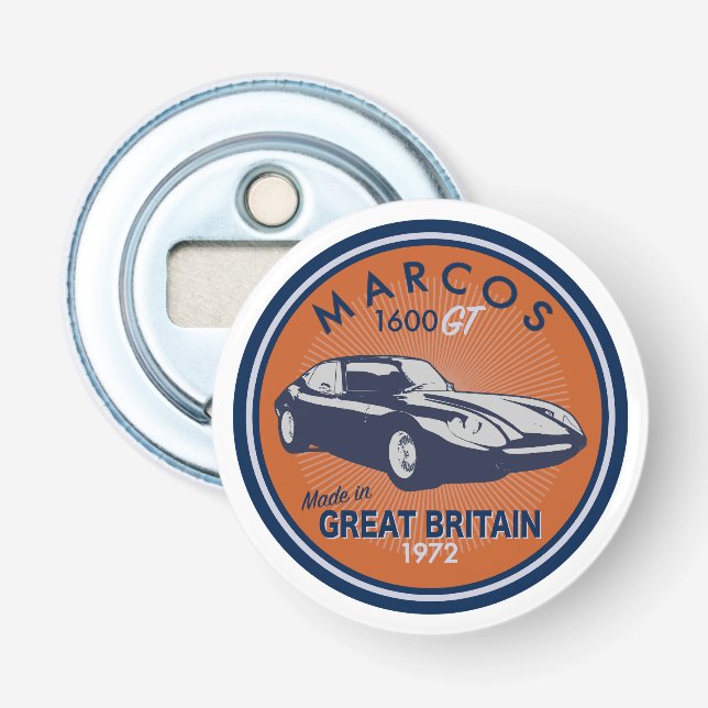 Marcos 1600 GT Bottle Opener (Front)