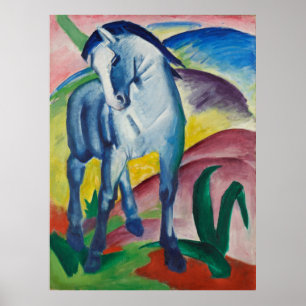 Marc's Blue Horse Poster