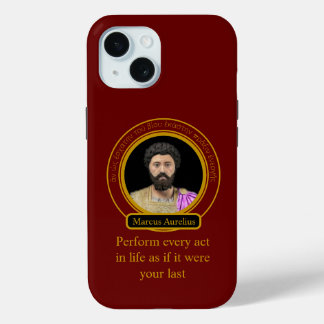 Marcus Aurelius' Acting iPhone 15 Case