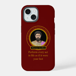 Marcus Aurelius' Acting iPhone 15 Case