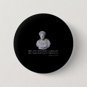Marcus Aurelius - Ancient Rome Stoic Philosophy Qu 2 Inch Round Button