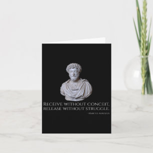 Marcus Aurelius - Ancient Rome Stoic Philosophy Qu Card