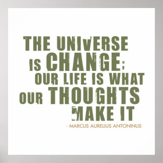 Marcus Aurelius Antoninus Quote Poster