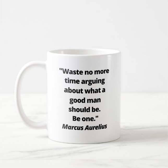 Marcus Aurelius coffee mug (Left)