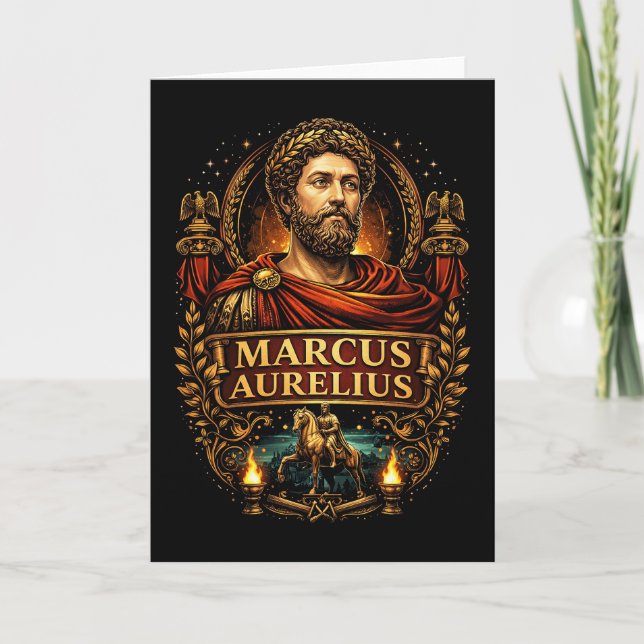Marcus Aurelius Holiday Card (Front)