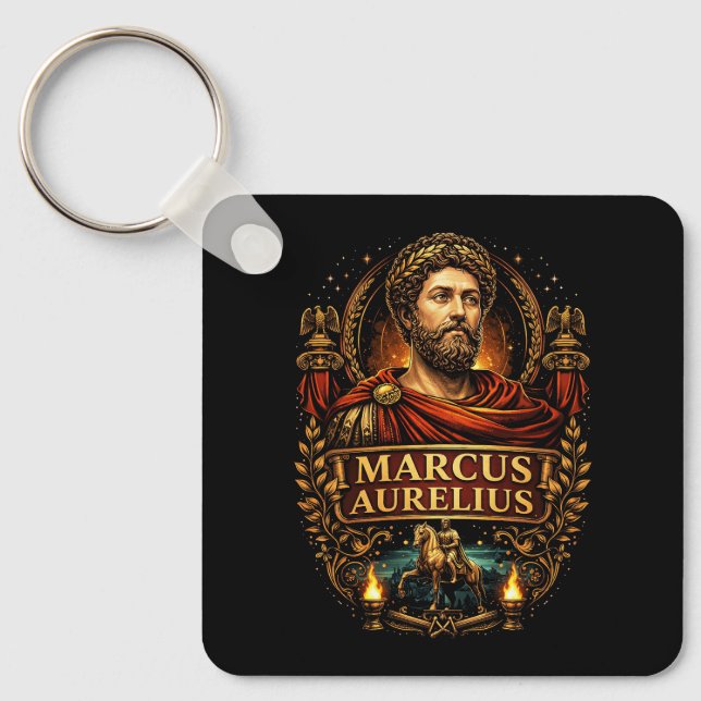 Marcus Aurelius Keychain (Front)