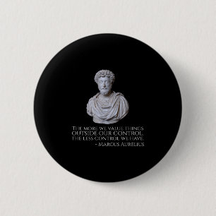 Marcus Aurelius - Motivational Stoicism Philosophy 2 Inch Round Button