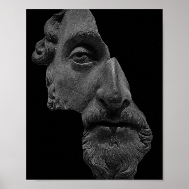 Marcus Aurelius Poster - Stoic Philosophy (Front)