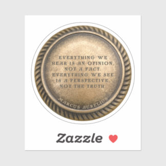Marcus Aurelius Quote Opinionated Coin