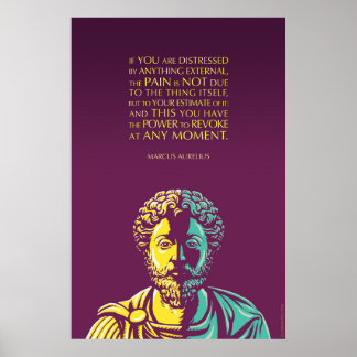 Marcus Aurelius quote: The Power to Revoke Poster