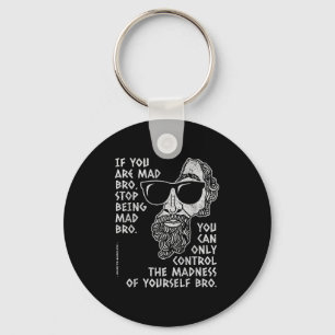 Marcus Aurelius Stoic Philosopher Ancient Roman Jo Keychain