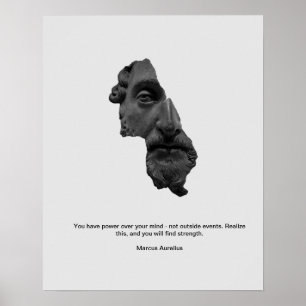 Marcus Aurelius T Shirt Poster
