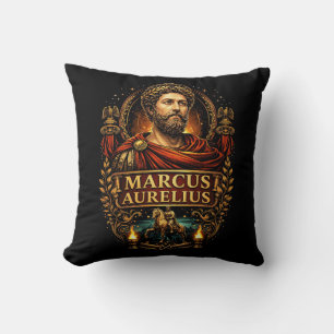Marcus Aurelius Throw Pillow