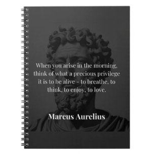 Marcus Aurelius's Morning Reflection Notebook