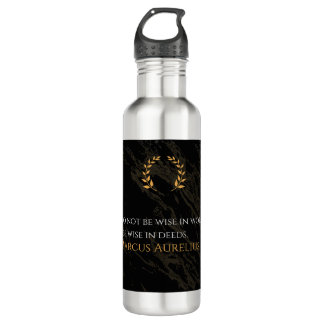 Marcus Aurelius's Wisdom: Actions Speak Loud 710 Ml Water Bottle
