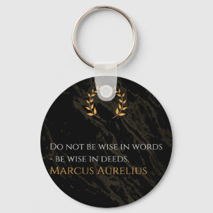 Marcus Aurelius's Wisdom: Actions Speak Louder Tha Keychain
