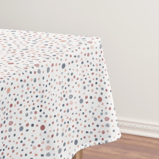 Marcus Confetti Watercolor Dots Table Cloth (In Situ)