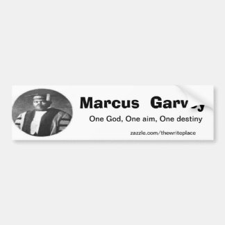 Marcus Garvey Bumper Sticker