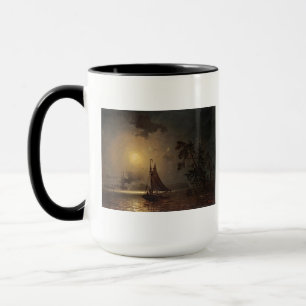 Marcus Larson nocturnal-voyage moon night vintage. Mug
