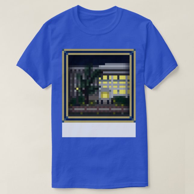 Marcus Nanotechnology Building GEORGIA TECH BORDER T-Shirt (Design Front)