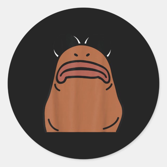 Marcus The Worm Halloween Costume  Classic Round Sticker (Front)