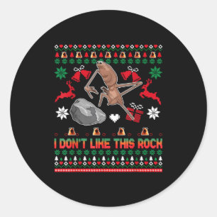 Marcus The Worm I Don't Like This Rock Classic Round Sticker