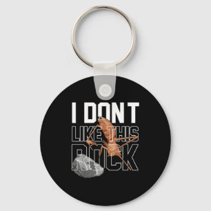 Marcus The Worm I Don't Like This Rock Funny Meme  Keychain