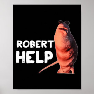 Marcus The Worm Meme Funny Graphics Vrchat Robert Poster