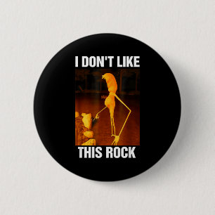 Marcus The Worm Meme Robert I Don't Like This Rock 2 Inch Round Button