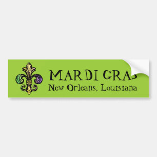 Mardi Fleur de Gras Bumper Sticker