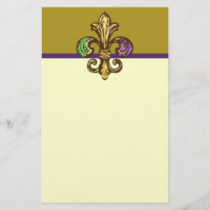 Mardi Fleur de Gras Stationery