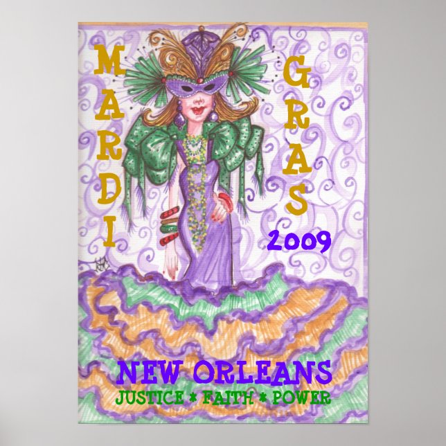 Mardi Gras 2009 Poster (Front)