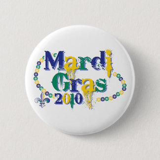 Mardi Gras 2010 beads bc 2 Inch Round Button