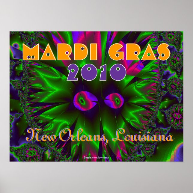 Mardi Gras 2010 Poster (Front)