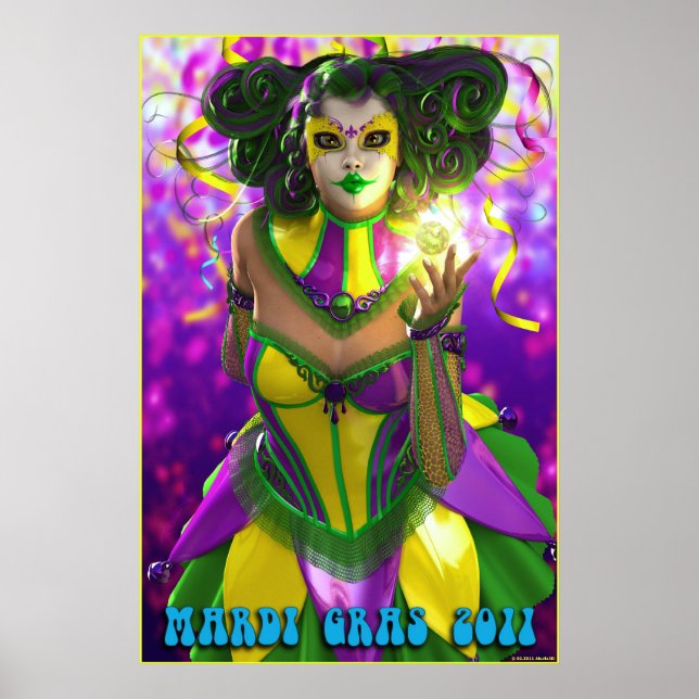 Mardi Gras 2011 Poster (Front)