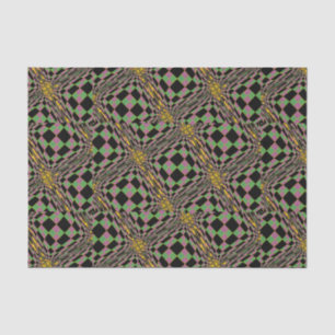 Mardi Gras 2017 Purple, Green and Gold Argyle Tissue Paper