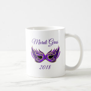 Mardi Gras 2018 Mask Coffee Mug