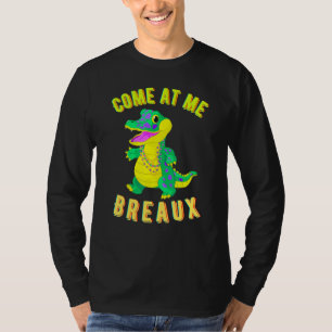 Mardi Gras 2022 Cute Alligator Beads T-Shirt
