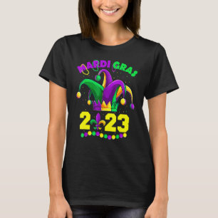 Mardi Gras 2023 Jester Outfit Shirt, Kids Girl Boy T-Shirt