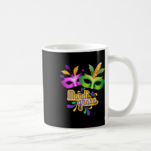 Mardi Gras 2024 Jester Outfit Kids Girls Boys Men Coffee Mug