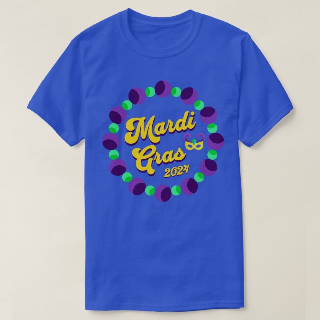 Mardi Gras 2024 TShirt - 1 (Design devant)