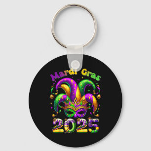 Mardi Gras 2025 Jester Outfit Kids Girls Boys Men Keychain