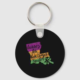 Mardi Gras 2025 Laissez Les Bon Temps Rouler New O Keychain