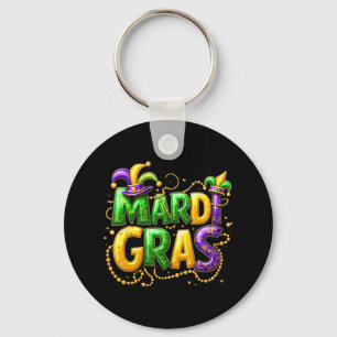Mardi Gras 2025 Outfits For Men Women Keychain