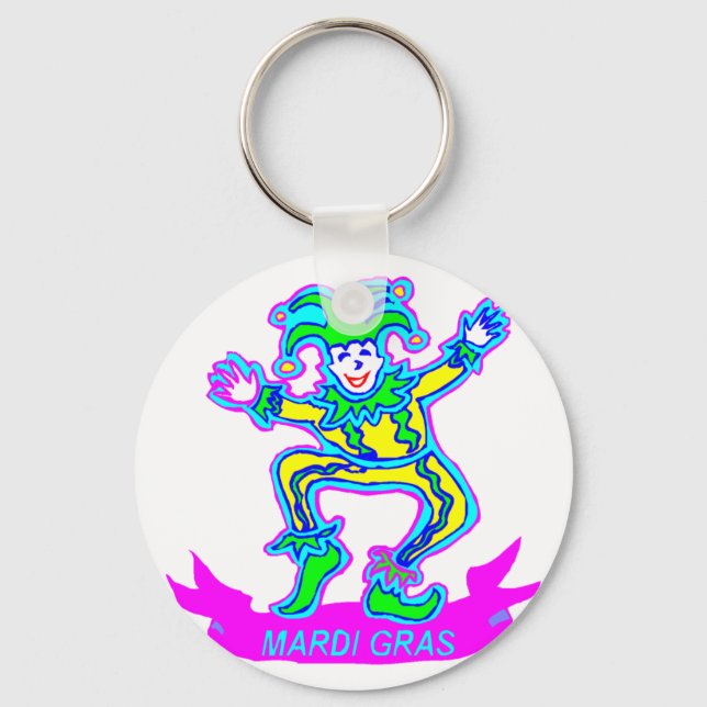 Mardi Gras 2 Keychain (Front)