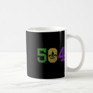 Mardi Gras 504 Nola New Orleans Louisiana La Coffee Mug