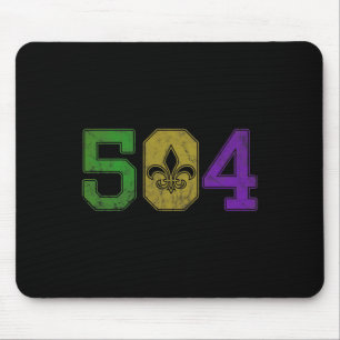 Mardi Gras 504 Nola New Orleans Louisiana La  Mouse Pad