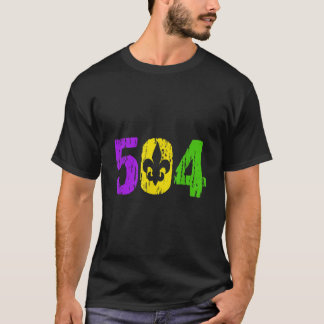 Mardi Gras 504 Nola New Orleans Louisiana Mardi Gr T-Shirt